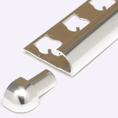 GLM-IREBRN100 - Inside Corner - Round Edge - 3/8 Inch - Brushed Nickel Finish